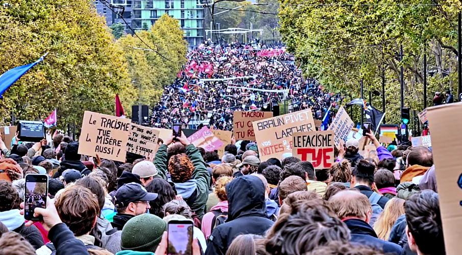 Demonstrationen in Frankreich